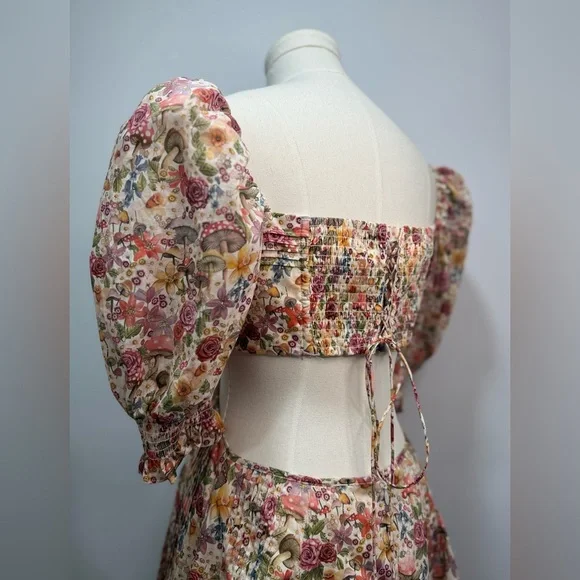 For Love and Lemons Arya Mini Dress NWOT sz medium - Picture 7 of 16